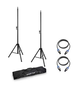 LD Systems DAVE 8 SET 2 - 2 x speaker stand with transport bag + 2xspeaker cab